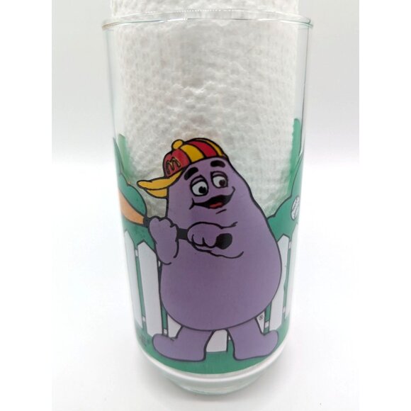 McDonald's Glass Grimace 1980s - Picture 2 of 11